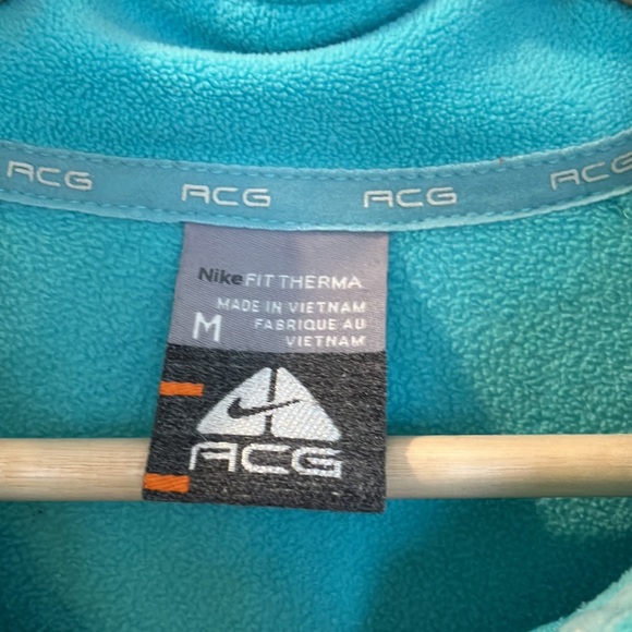 Nike Fit Therma Quarter Zip Teal Fleece M - Picture 2 of 8